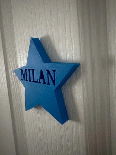 Name Engraved In A Shape (Star)