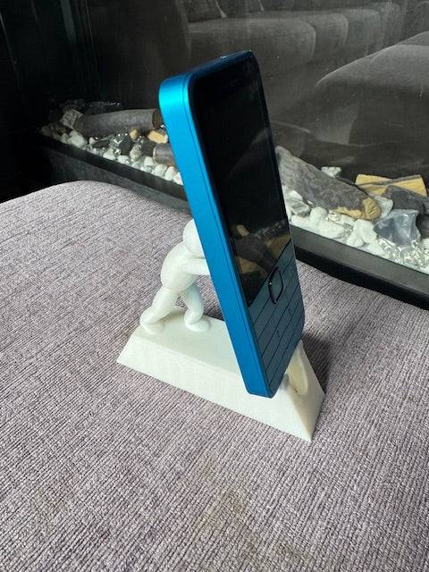 Figure Pushing Phone Stand