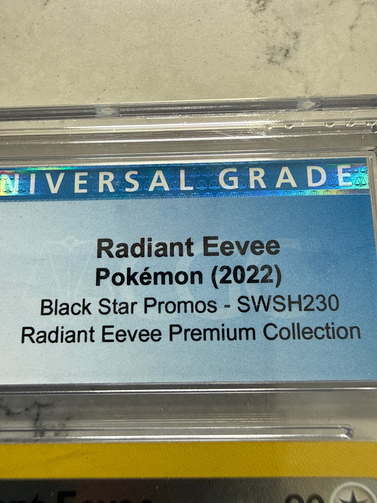 Graded 9 CGC Radient Eevee