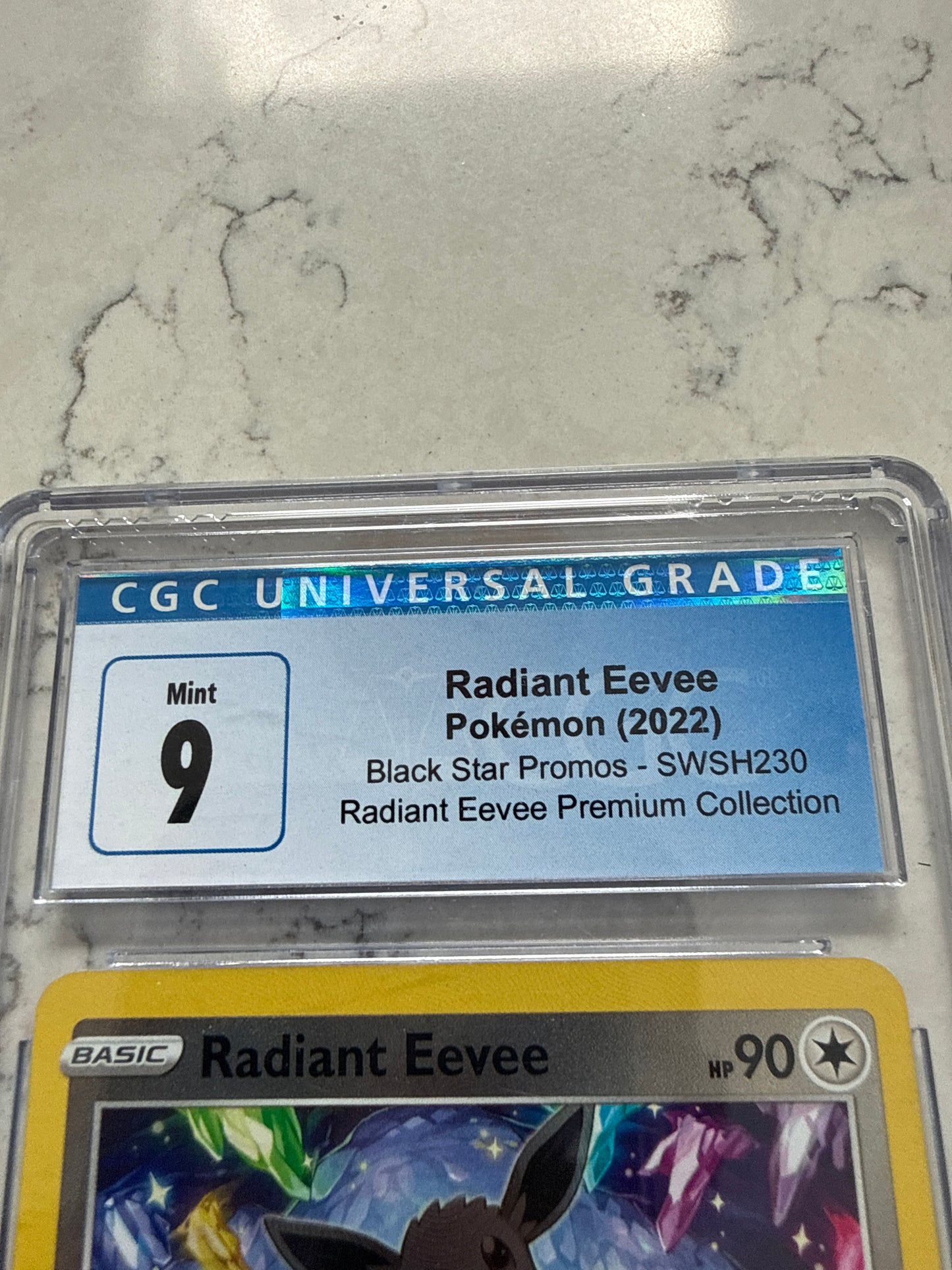 Graded 9 CGC Radient Eevee
