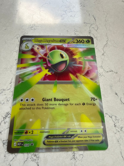 Ungraded Mint Jumbo Mega Meganium EX