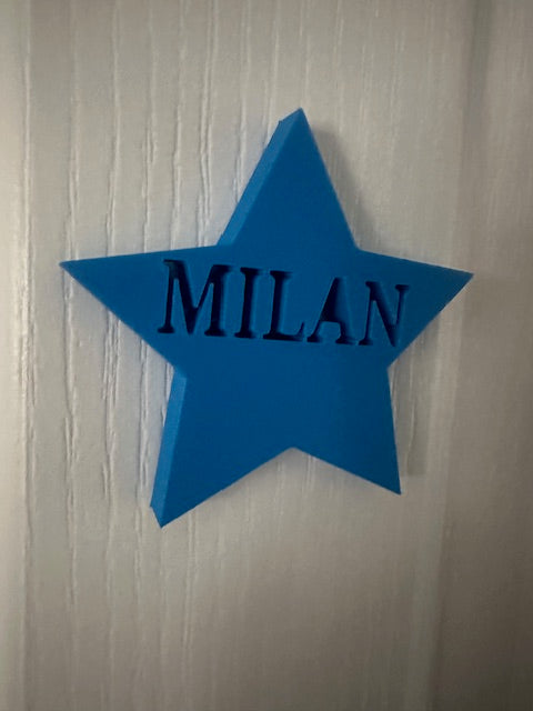 Name Engraved In A Shape (Star)
