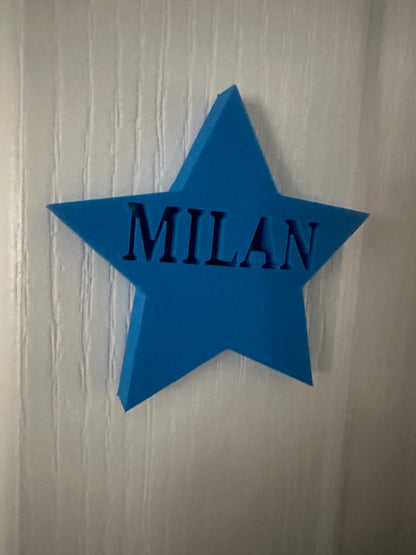 Name Engraved In A Shape (Star)