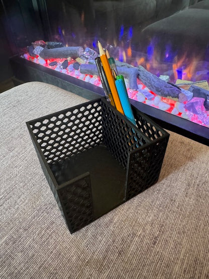 Note Block Stand With Pen Compartment