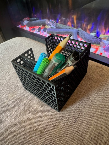 Note Block Stand With Pen Compartment