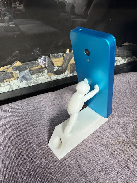 Figure Pushing Phone Stand