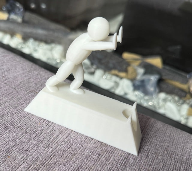 Figure Pushing Phone Stand