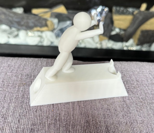 Figure Pushing Phone Stand